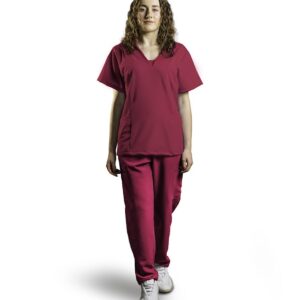 Komplet medyczny GAIA damski fuksja XXL